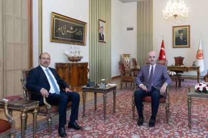 TBMM Başkanı Kurtulmuş, Sayıştay Başkanı Yener'i kabul etti