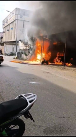 Bursa'da büfede çıkan yangın bitişikteki mobilya imalathanesine sıçradı: 1 yaralı