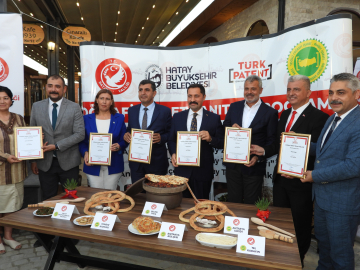 Hatay'da 6 ürüne daha coğrafi işaret tescil belgesi verildi