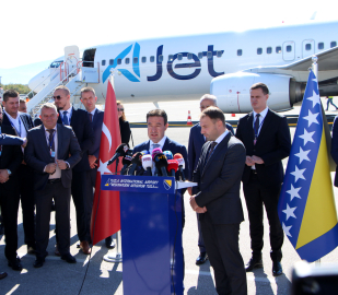 İstanbul- Ajet Bosna Hersek'teki 2'nci destinasyonu olan Tuzla uçuşlarına başladı
