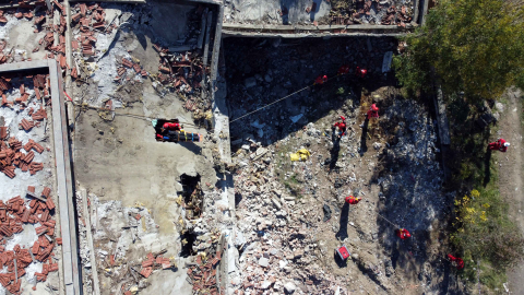 Edirne'de 'Kentsel Deprem Arama- Kurtarma' tatbikatı