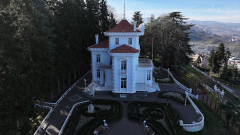 Trabzon'daki Atatürk Köşkü 2024'te 300 binin üzerinde ziyaretçi ağırladı