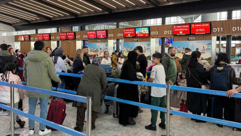 İstanbul Havalimanı'nda yarıyıl tatili yoğunluğu yaşanıyor