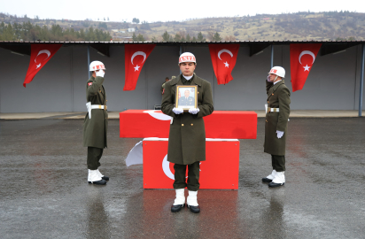 Şehit Binbaşı Kemal Yetişen için Şırnak'ta tören