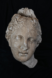 Aspendos kazılarında 'Hermes' heykeli gün yüzüne çıkarıldı