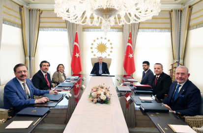 İstanbul- Türkiye Varlık Fonu Yönetim Kurulu Toplantısı Cumhurbaşkanı Erdoğan başkanlığında yapıldı