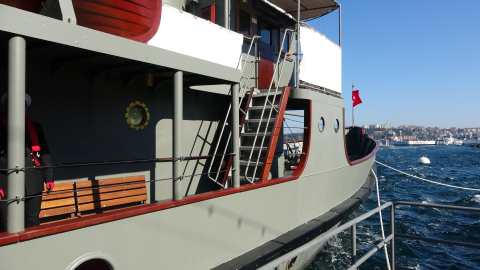 Kadın bahriyelilerden 'TCG Nusret' ile 8 Mart anısı seyri/Ek fotoğraflar