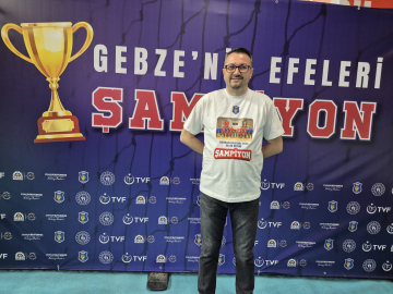 Şampiyon Gebzespor kupasına kavuştu, hedef Efeler Ligi'nde kalıcı olmak