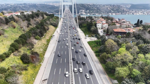 İstanbul - İstanbul'da trafik yoğunluğu yüzde 81 - 2 / Drone görüntüleri