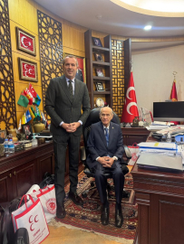 Saffet Sancaklı'dan Devlet Bahçeli'ye ziyaret