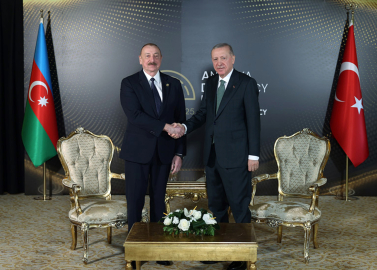 Cumhurbaşkanı Erdoğan, Aliyev, Milatoviç ve Osmani-Sadriu ile görüştü