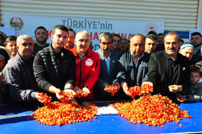 Manisa'da sezonunu ilk kirazı 3 bin 500 TL'den satıldı
