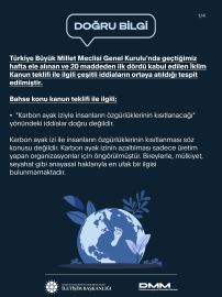 DMM'den İklim Kanunu ile ilgili iddialara dair açıklama