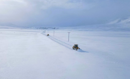 Ağrı'da 124 yerleşim yerinin yolu kardan kapandı