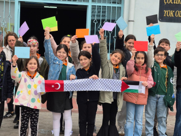 Öğrencilerden savaş bölgelerindeki çocuklara destek için UNICEF’e mektup