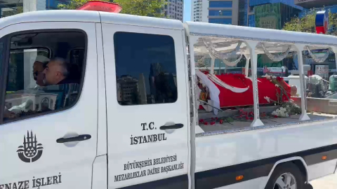 İstanbul - Sırrı Süreyya Önder son yolculuğuna uğurlanıyor - 2 / Drone görüntüleriyle