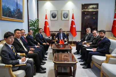 Cevdet Yılmaz, Çin Ulusal Halk Kongresi Daimi Komitesi Başkan Yardımcısı Jie ile görüştü