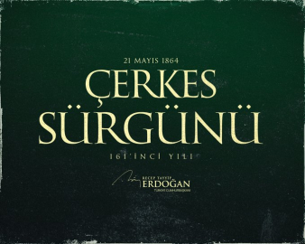 Cumhurbaşkanı Erdoğan'dan 'Çerkes Sürgünü' paylaşımı