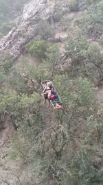 Gabar Dağı'nda düşüp yaralandı, askeri helikopterle alındı / Ek fotoğraflar