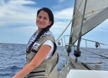 Madleen aktivistleri Şuayb Ordu ve Yasemin Acar, Berlin'e ulaştı