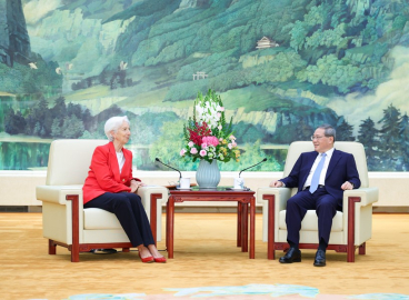 Çin Başbakanı Li Qiang, Avrupa Merkez Bankası Başkan Christine Lagarde'la görüştü