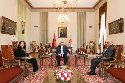 TBMM Başkanı Kurtulmuş, DEM Parti heyetini kabul etti