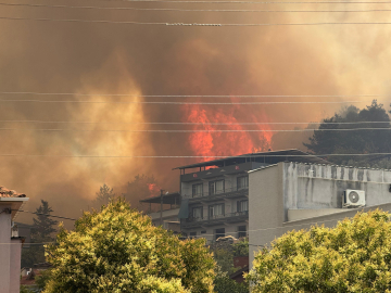 Bursa’da makilikte çıkıp ormana sıçrayan yangın kontrol altına alındı (7)
