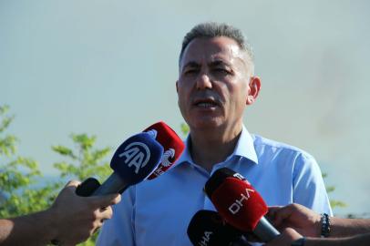İzmir Bornova'da orman yangını (3)