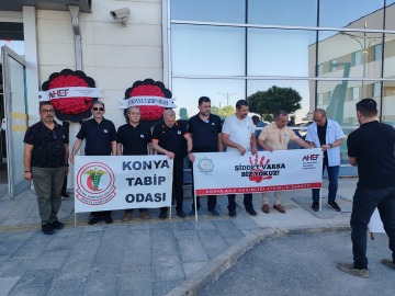 Görev yaptığı hastanede öldürülen Dr. Ekrem Karakaya, anıldı