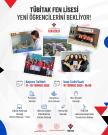 Bakan Kacır: Yüzde 1’lik dilimdeki öğrencilerimizi TÜBİTAK Fen Lisesi’ne bekliyoruz