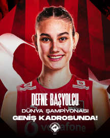 İzmir voleybolu Defne ile gururlu