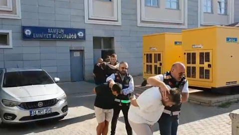 Samsun merkezli 17 ilde dolandırıcılık operasyonu; 25 gözaltı /Video eklendi