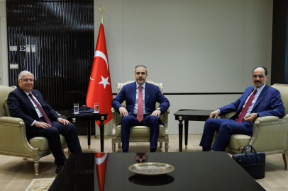 Bakan Fidan, MİT Başkanı Kalın ve  Bakan Güler ile görüştü