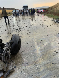 Polatlı’da otomobil ile TIR çarpıştı; 1 ölü