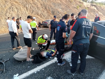 Elazığ’da otomobiller çapıştı: 1’i ağır, 6 yaralı