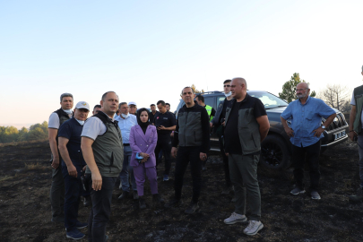 Çankırı’da çıkan orman yangını kontrol altına alındı (2)