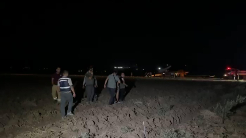 Aydın'da orman yangınına müdahale eden uçak, zorunlu inişte kaza- kırıma uğradı/ Ek fotoğraflar