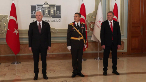 İstanbul- İstanbul Valiliği'nde 30 Ağustos Zafer Bayramı töreni