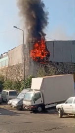 İstanbul-Maltepe'de iş yerinde çıkan yangın söndürüldü
