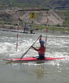 Akarsu Slalom Kano Türkiye Kupası Yarışları Erzincan’da başladı