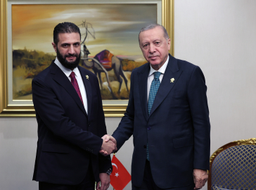 Cumhurbaşkanı Erdoğan, Suriye Cumhurbaşkanı Şara ile bir araya geldi
