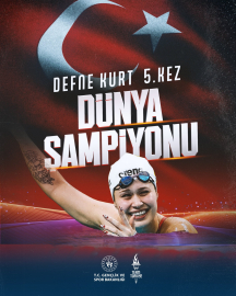 Milli para yüzücü Defne Kurt’tan 5’inci dünya şampiyonluğu