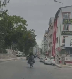 Çanakkale'de trafiği tehlikeye atan motosikletli yakalandı