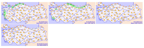 Meteoroloji: Yurdun kuzey ve batı kesimleri yağışlı geçecek