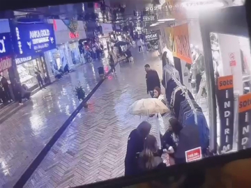 Üniversiteli kızın eteğini tutarak tepki gösterip darbeden kadın, adli kontrolle serbest