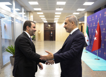 Bakan Fidan, Suriyeli mevkidaşı Şeybani ile bir araya geldi