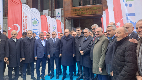 Cumhurbaşkanı Erdoğan'dan Ayder Yaylası'na ziyaret/Ek fotoğraflar