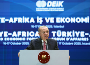 İstanbul - Cumhurbaşkanı Erdoğan Türkiye-Afrika İş ve Ekonomi Forumu'nun kapanış programında konuştu -2