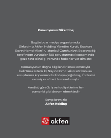Akfen'den açıklama