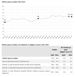 TÜİK: Tüketici güven endeksi yüzde 0,3 azaldı